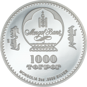 現貨 - 2024蒙古-彼得·卡爾·法貝熱-帝國加冕彩蛋-2盎司銀幣