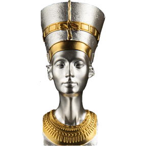 現貨 - 2024薩摩亞-娜芙蒂蒂(埃及法老阿肯納頓的王后)-3D-5盎司銀幣