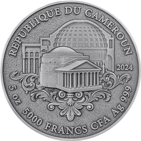 現貨 - 2024喀麥隆-萬神殿的神秘之眼-5盎司銀幣