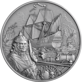 預購(限已確認者下單) - 2024巴貝多-財富船長-牛津號(亨利·摩根船長)-2盎司銀幣