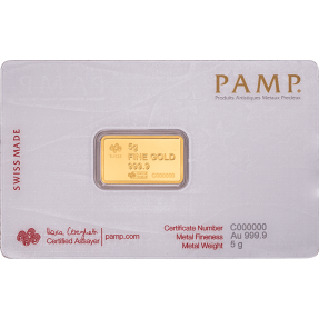 現貨 - PAMP-自由的美國-自由女神像-5克金條