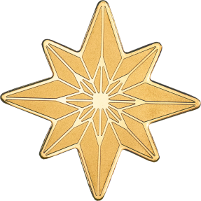 預購(限已確認者下單) - 帛琉-黃金亮點-星星-造型-0.5克金幣