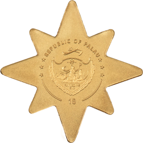 預購(限已確認者下單) - 帛琉-黃金亮點-星星-造型-0.5克金幣