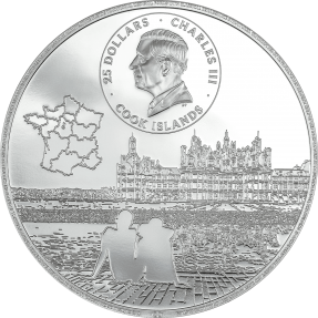 現貨 - 2024庫克群島-香波爾城堡(法國)-5盎司銀幣